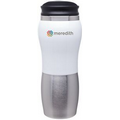 14 Oz. White Maui Fusion Acrylic & Stainless Steel Tumbler Mug